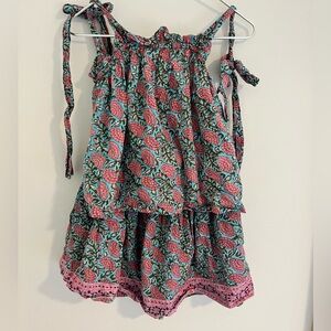 Marea Smocked Set Top L (fits like med) Skirt M